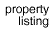 property listing